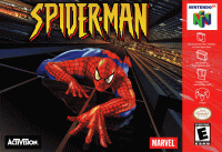 Spiderman Nintendo 64  box art